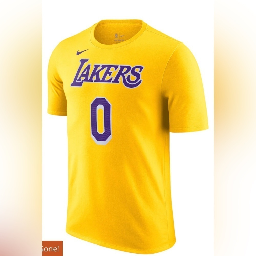 NWT Los Angeles Lakers Nike Name & Number Icon T-shirt - Russell Westbrook Mens